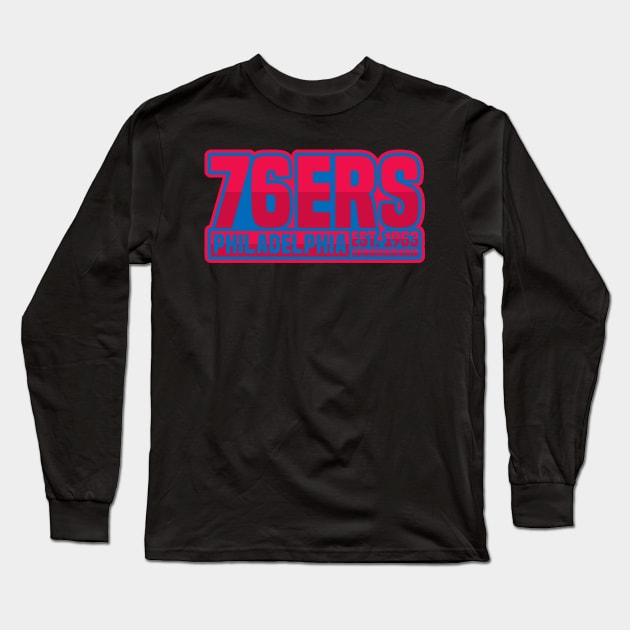 Philadelphia 76ers 02 Long Sleeve T-Shirt by yasminkul